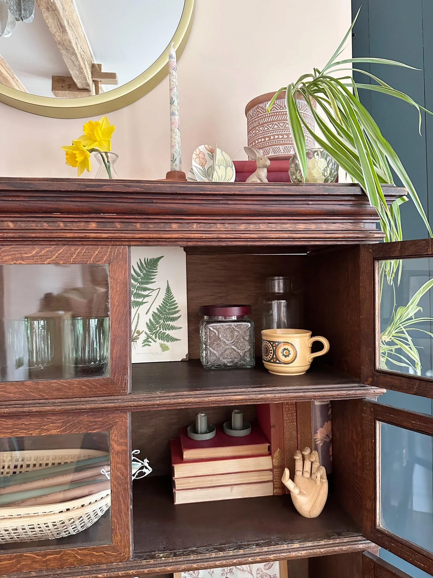 How to style a vintage wooden display cabinet — The OTTO HOUSE